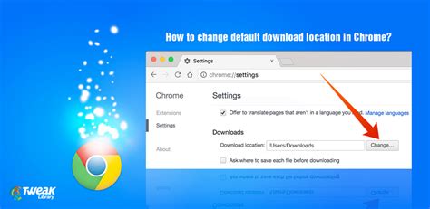 I need to automate the <strong>download</strong> of a file from a website to a specific <strong>location</strong>. . Change download location chrome